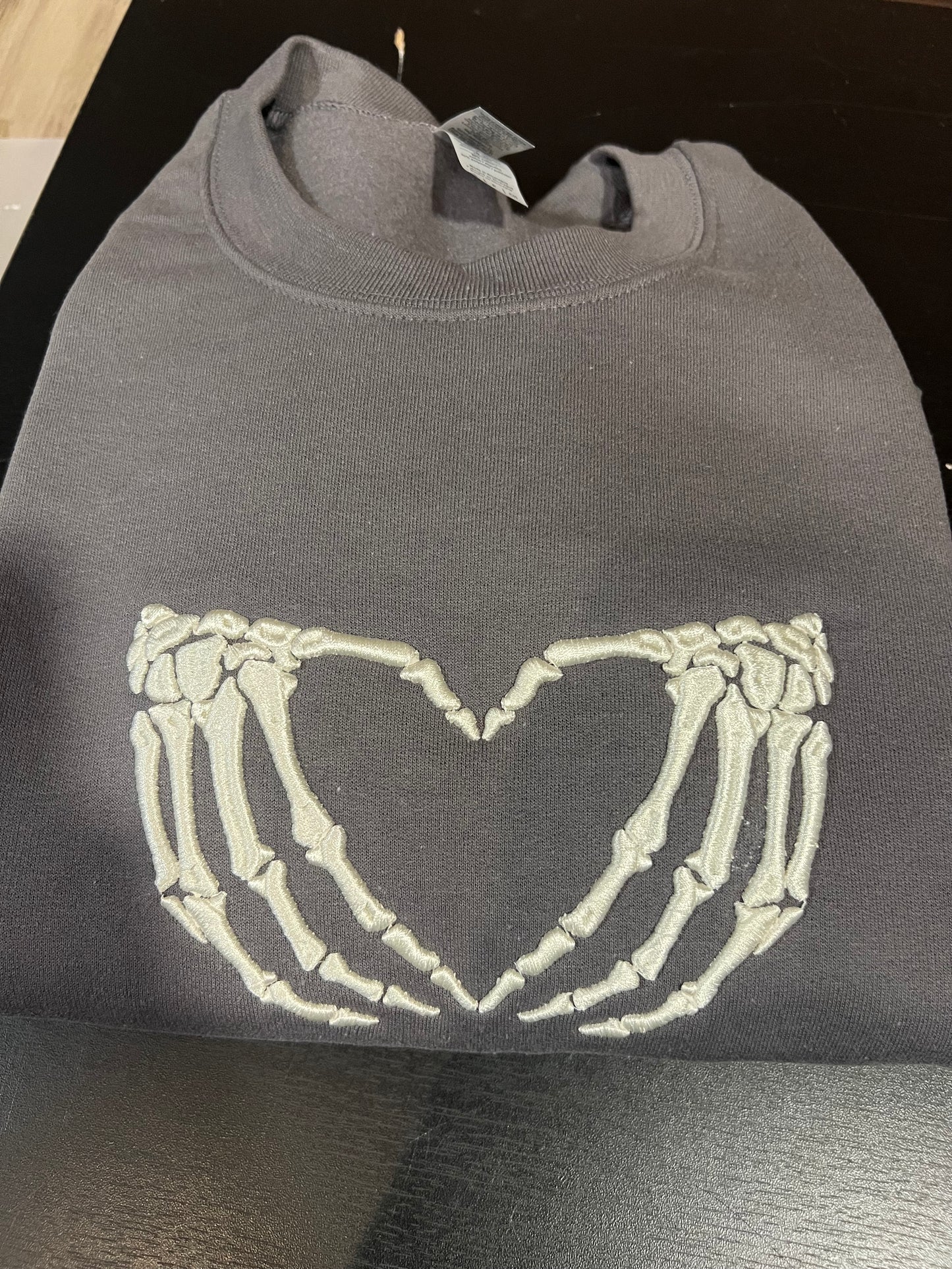 3D Puffy Skeleton Heart