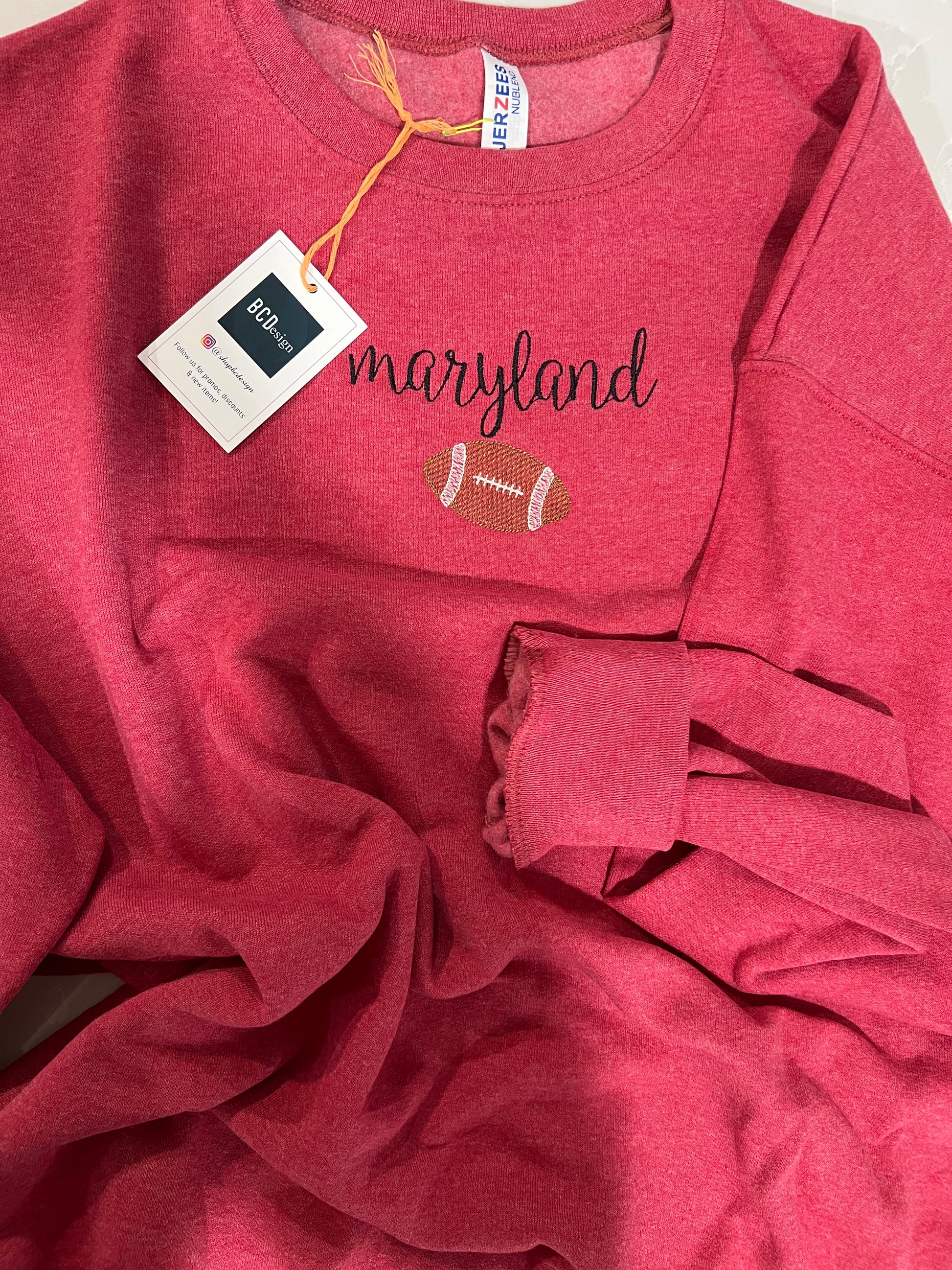 Football Team Basic Crewneck Sunday Gift Football Season Gifts