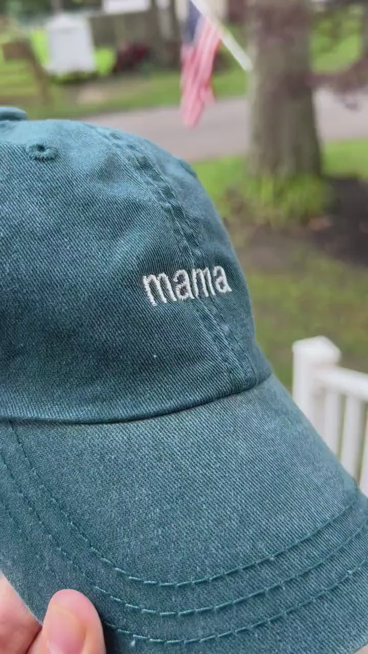 Mama Hat Mom Gift For Her Embroidered Baseball Hat