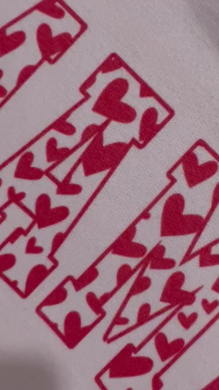 Valentine’s Day Mama Sweatshirt Personalized Heart Valentines Gift For Friend Heart Embroidered Heart Gift For Her