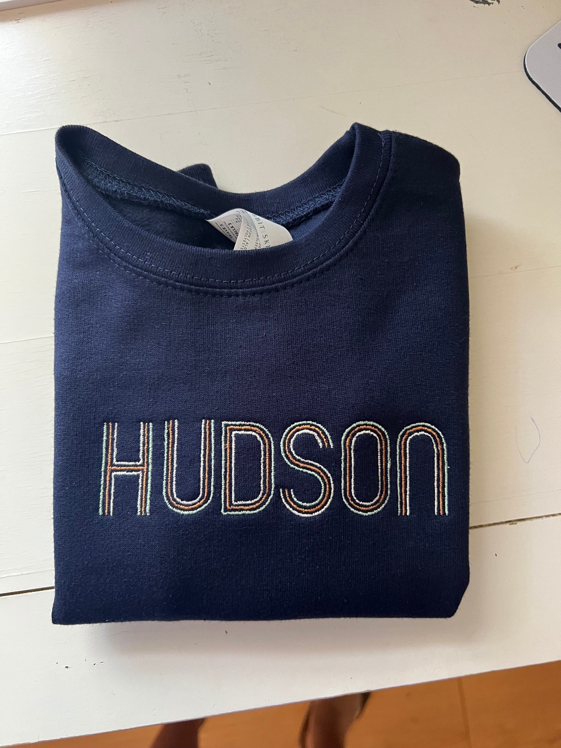 Embroidered Toddler Sweatshirt Birthday Gifts For Kids Name Personalized Shirt Embroidery Gift