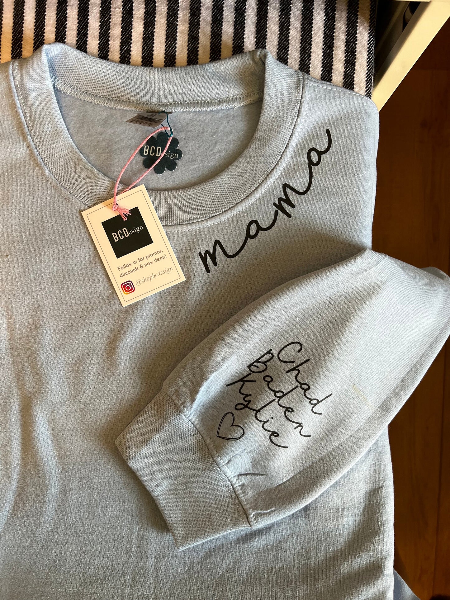 Mother's Day Gift For Mothers Day Shirt Custom Mama Shirt Minimalist Mom Crewneck