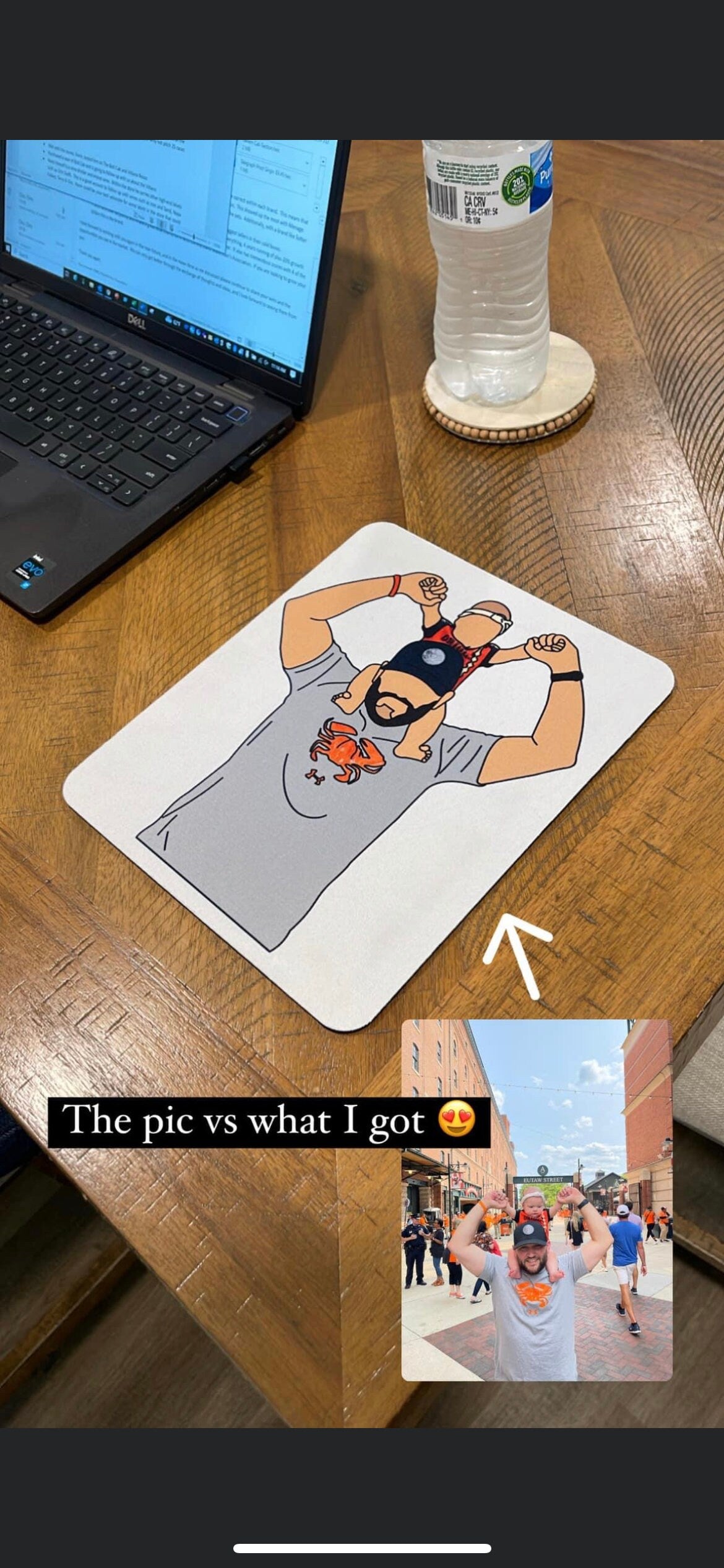 Custom Drawing Mousepad Custom Gift For Friend Work From Home Gift