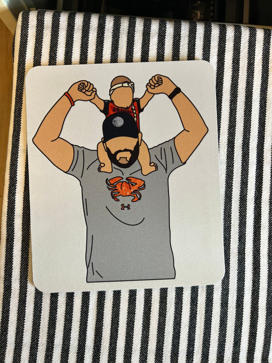 Custom Drawing Mousepad Custom Gift For Friend Work From Home Gift