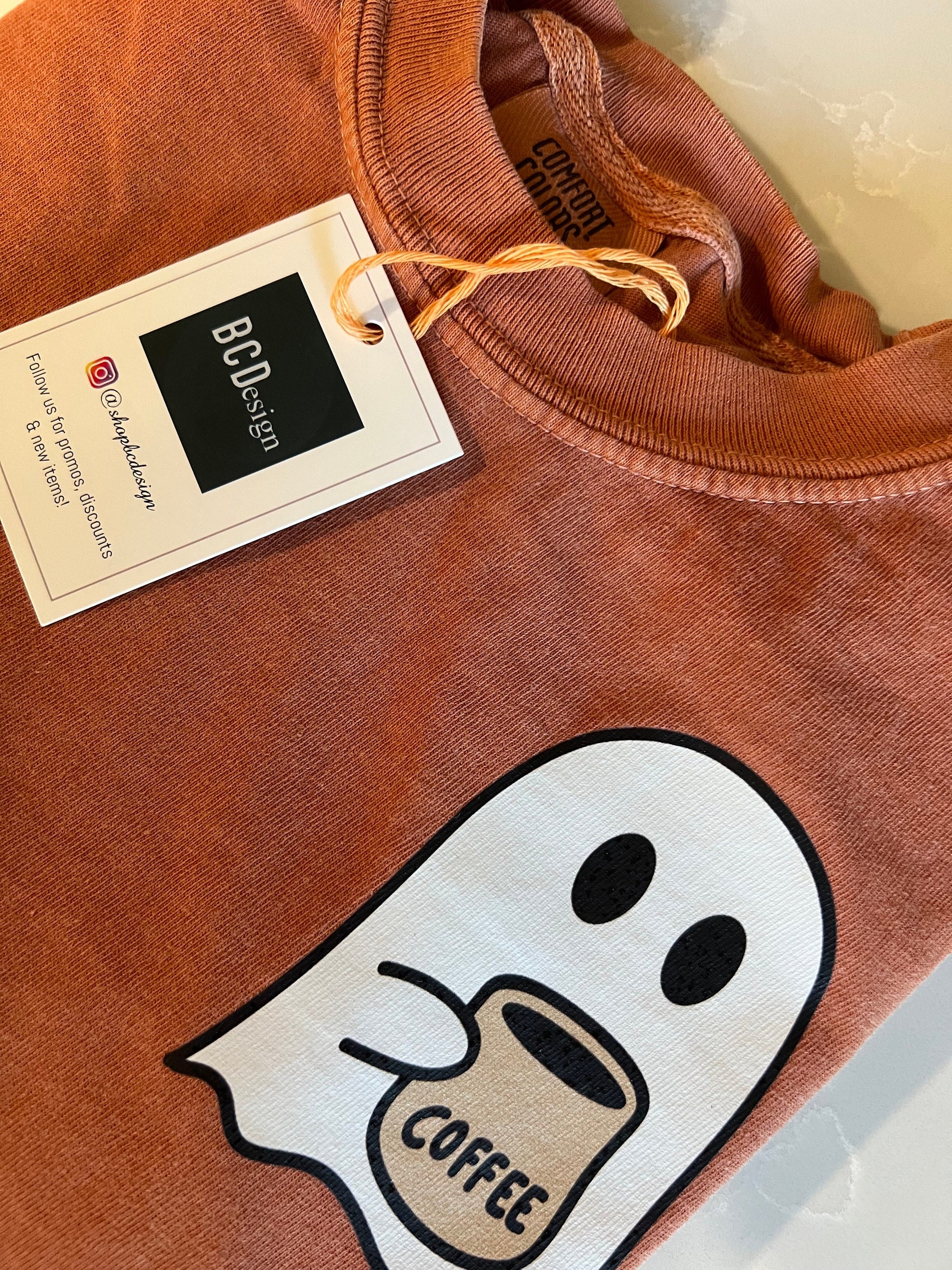 Halloween Tshirt Coffee Ghost Ghost Comfort Colors Trendy Spooky Season Shirt Unique Gifts For Friend