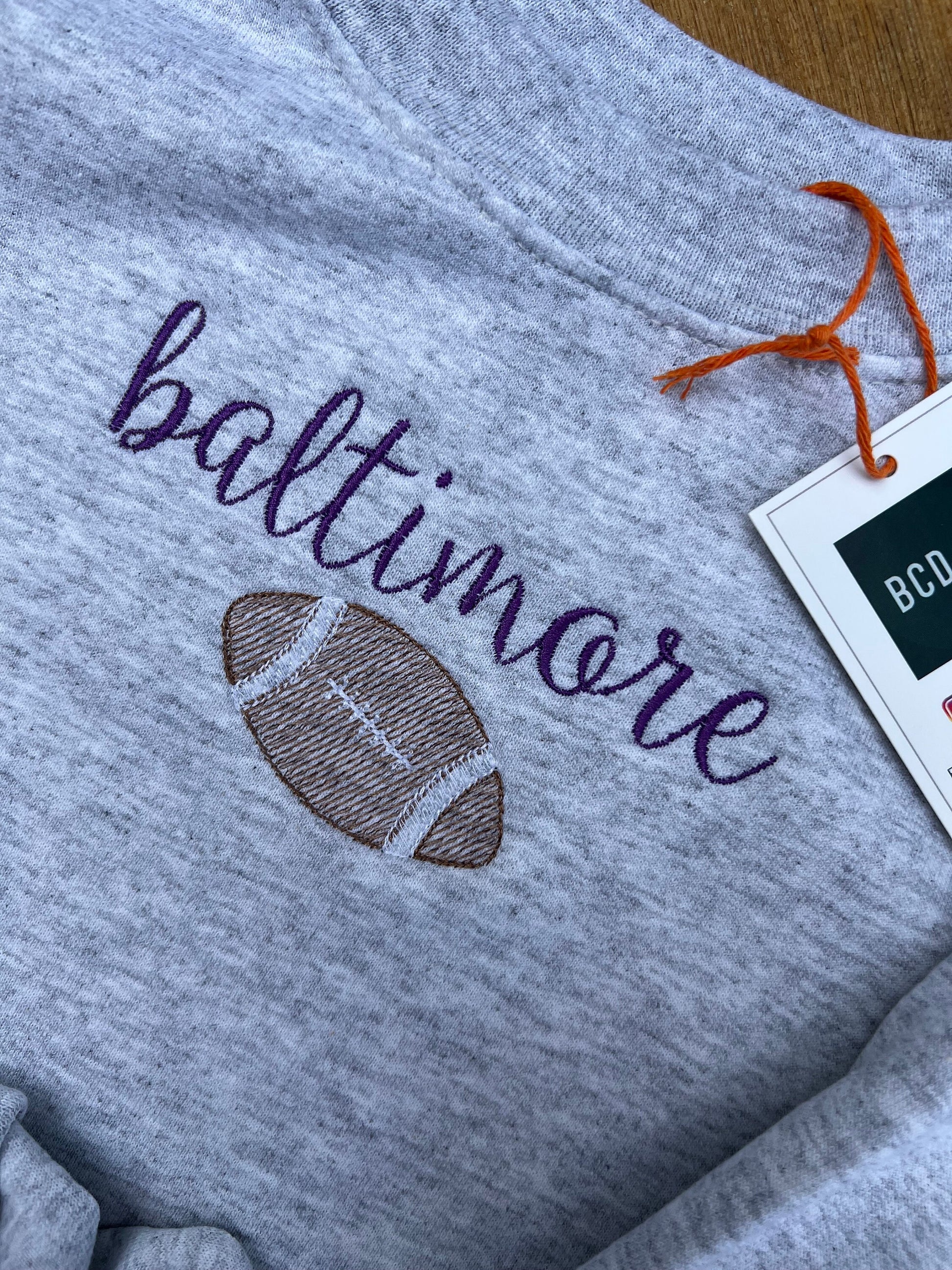 Football Team Basic Crewneck Sunday Gift Football Season Gifts