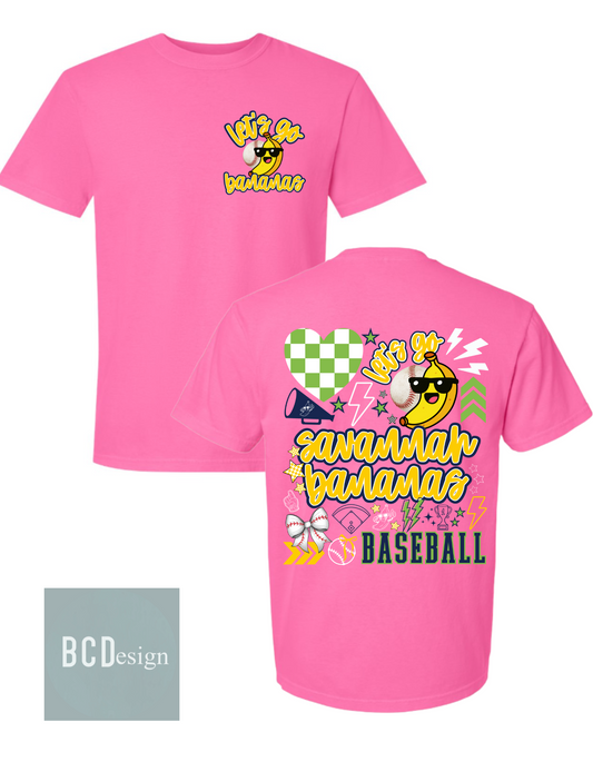**PRESALE ADULT Bananas Front & Back