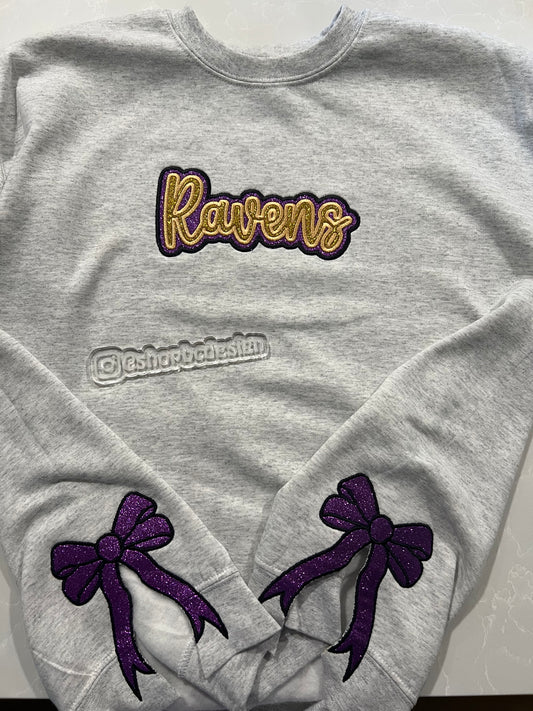 Ravens Glitter Sweatshirt