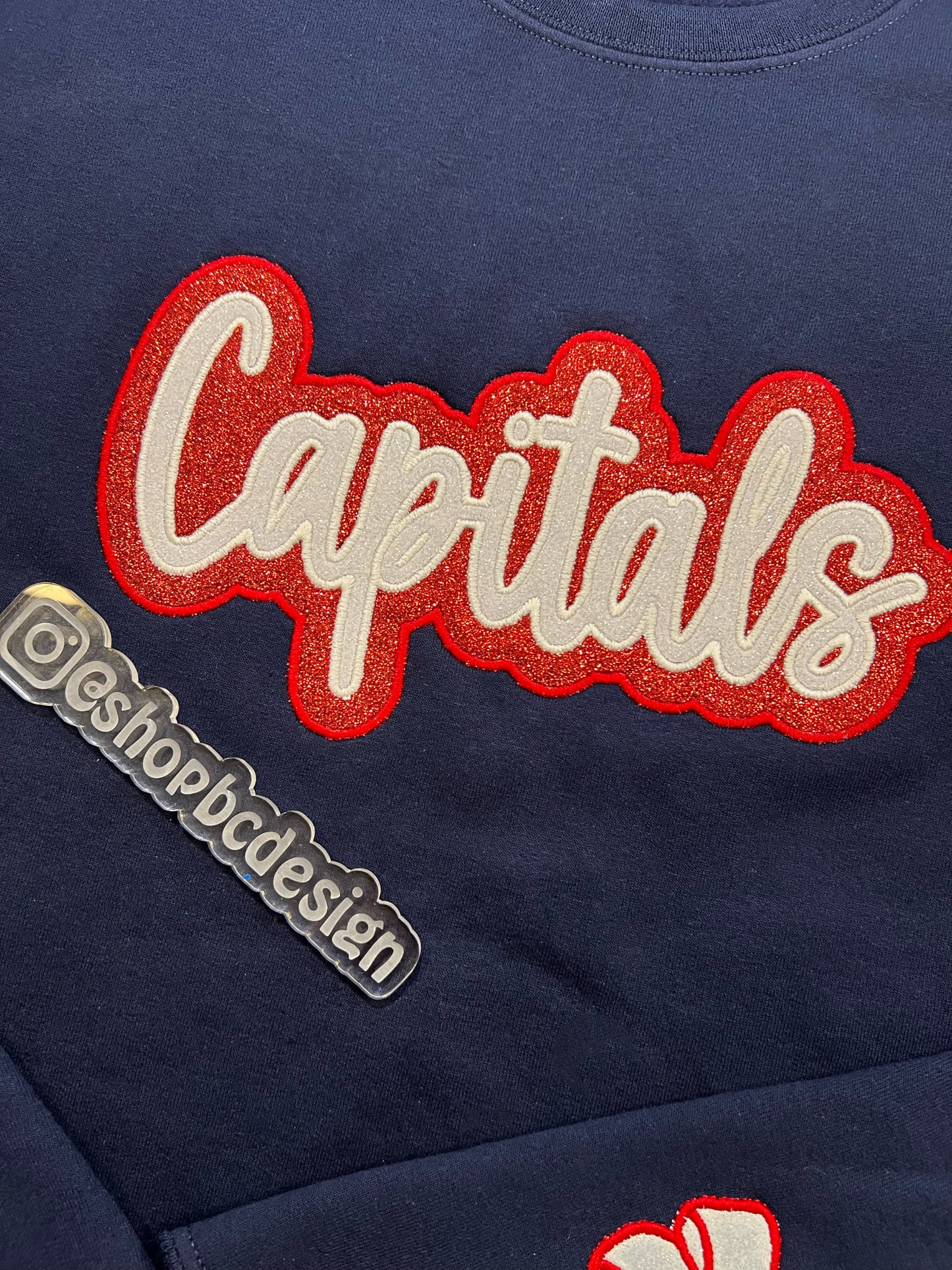 Caps Glitter Sweatshirt