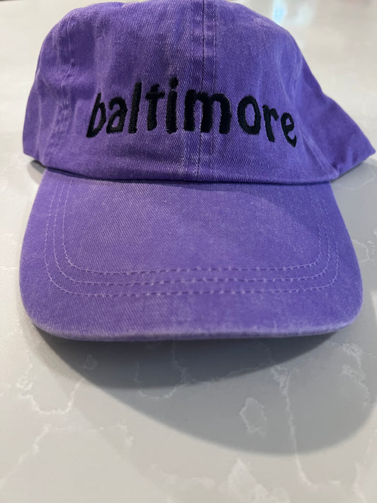 Basic Baltimore Baseball Cap