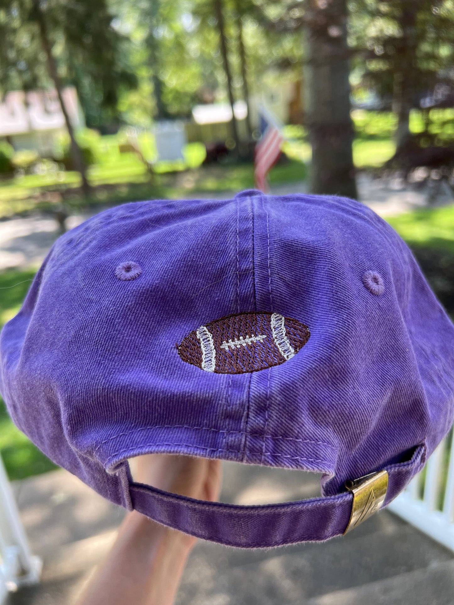 Football Team Hat College NFL Embroidered Hat Football Season Gift For Her