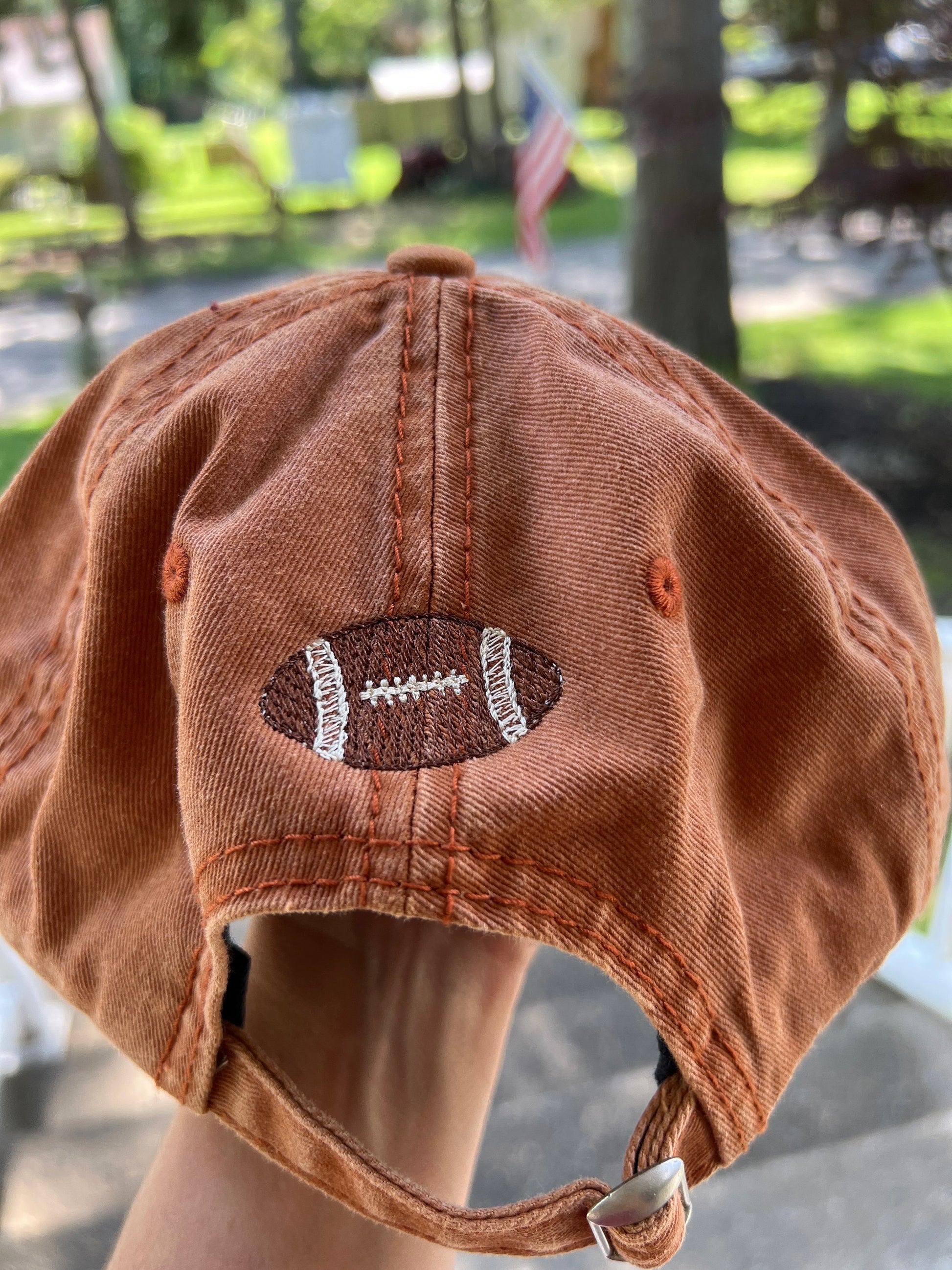 Football Team Hat College NFL Embroidered Hat Football Season Gift For Her