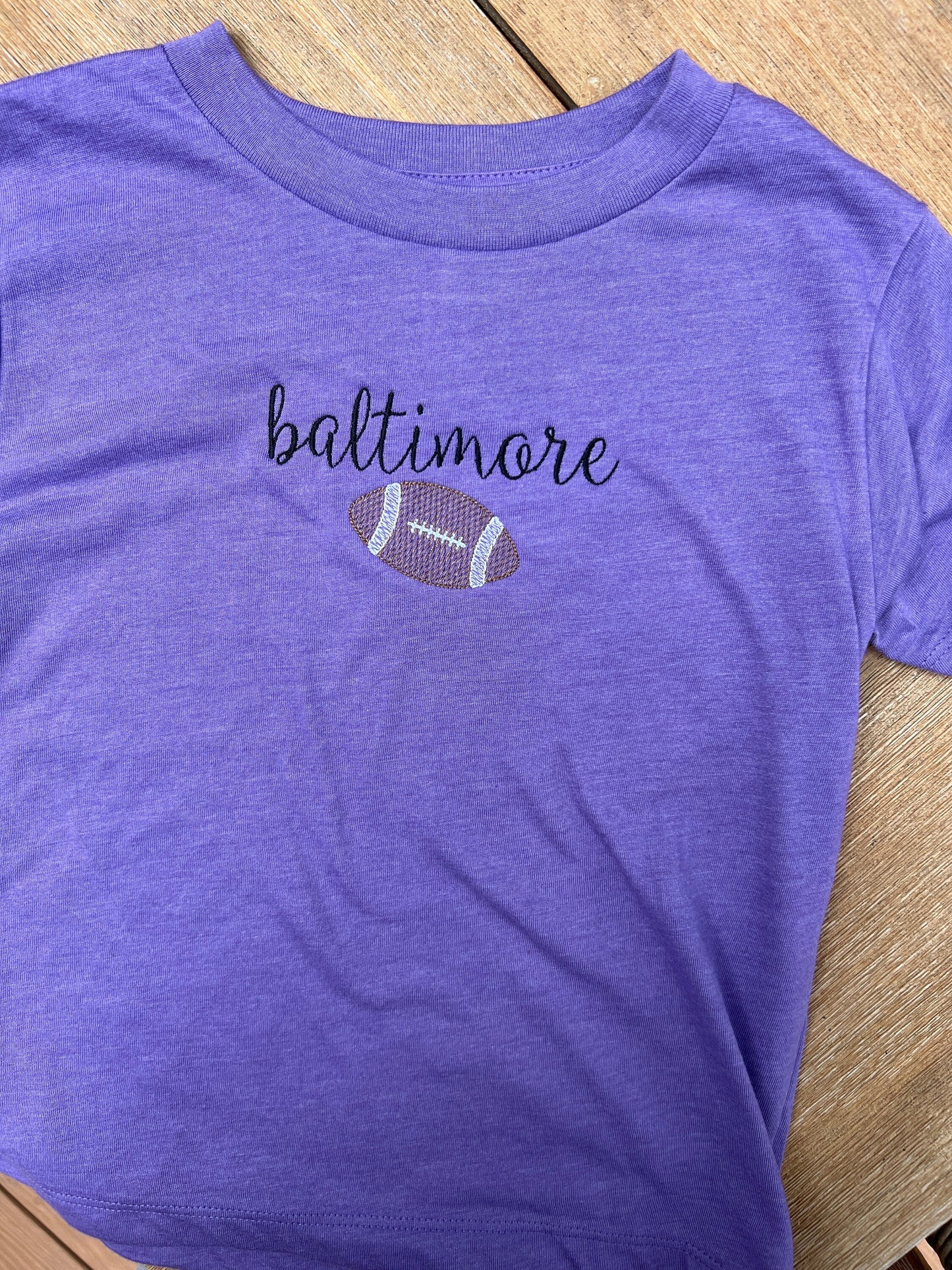 Toddler Football Tshirt Comfort Colors Baseball Tshirt Gifts For Her Football Season Baseball Season Baltimore Football Baltimore Baseball
